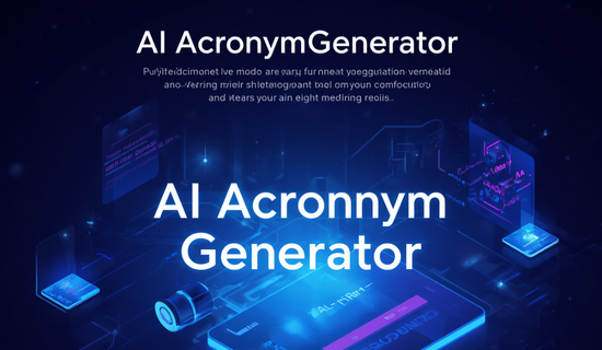 ai acronym genrator